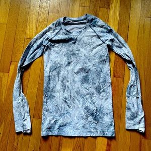 Lululemon Swiftly Tech Long Sleeve 2.0 Tie Dye Size 6